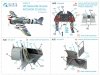 Quinta Studio QD48218 Hawker Typhoon Mk.1b early 3D-Printed & coloured Interior on decal paper ( Hasegawa ) 1/48